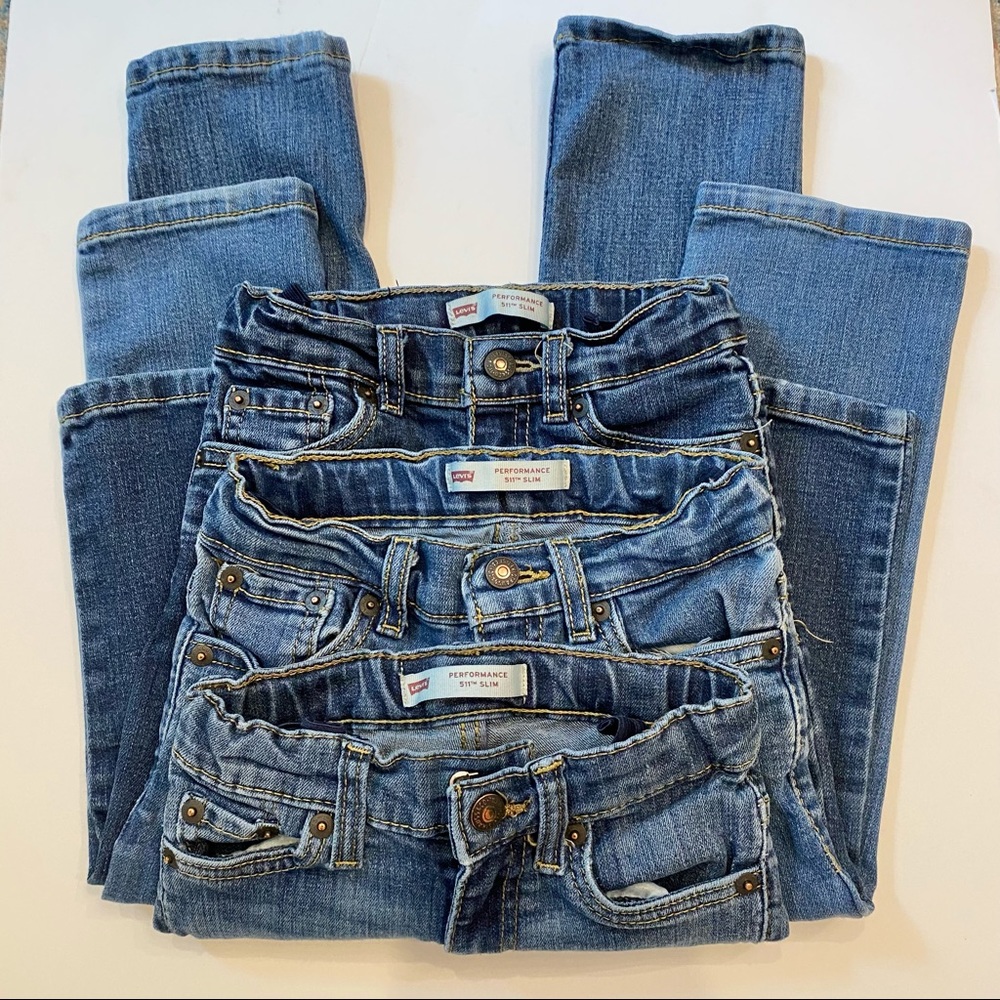 Set of 3 Levis Performance 511 Slim Jeans
